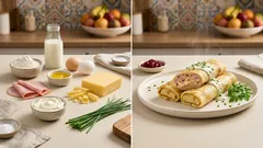 Naleśniki z szynką i serem: szybkie, sycące i idealne do odgrzania