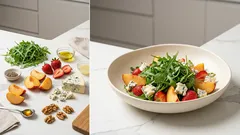 Sałatka z truskawkami i gorgonzolą – szybka, sezonowa i naprawdę „restauracyjna”